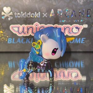 tokidoki Jinx Unicorno from Arcane Blacklight Chrome Unicorno Series